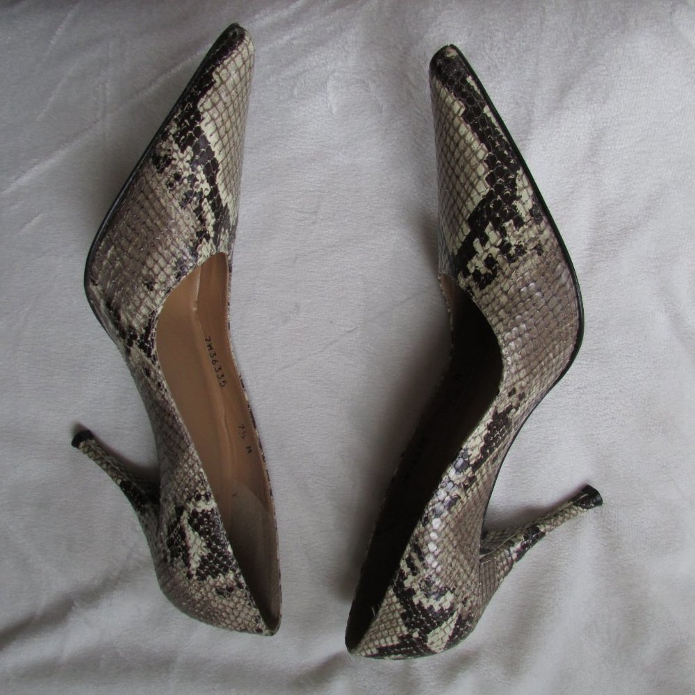 Stuart Weitzman Python Print Pump Heels - image 6